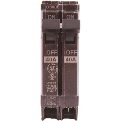 GE Q-Line 40 Amp 1 in. Double Pole Circuit Breaker (THQP240)