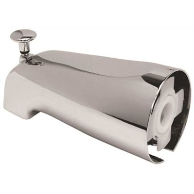 Maintenance Warehouse Maintenance Warehouse Zinc Tub Spout with Diverter for 5/8 Compression Fitting in Chrome