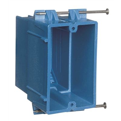 Carlon 1-Gang 22 cu. in. PVC Heavy New Work Electrical Switch and Outlet Box (BH122A-UPC)