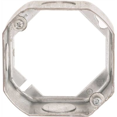 RACO 4 in. W x 1-1/2 in. D Drawn Octagon Extension Ring with Two 1/2 in. and Two 3/4 in. Knockouts, 1-Pack