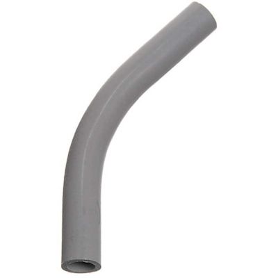 Carlon 1/2 in. 45-Degree Schedule 40 PVC Plain End Standard Radius Elbow (Case of 25)