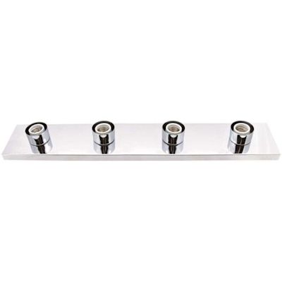 Royal Cove 4-Lights Polished Chrome Bath Vanity Light