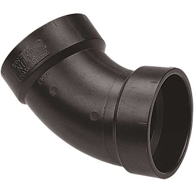 NIBCO 1-1/2 in. ABS DWV 45-Degree Hub x Hub Elbow
