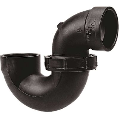 NIBCO 1-1/2 in. ABS Hub x Hub P-Trap with Union Joint