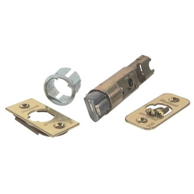 Kwikset 6 Way Adjustable Dead Latch in Polished Brass
