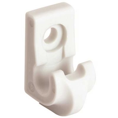 ClosetMaid 0.63 in. White Plastic Heavy-Duty Shelf Bracket for Wire Shelving