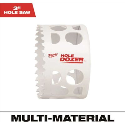 Milwaukee 3" Hole Dozer Bi-Metal Hole Saw