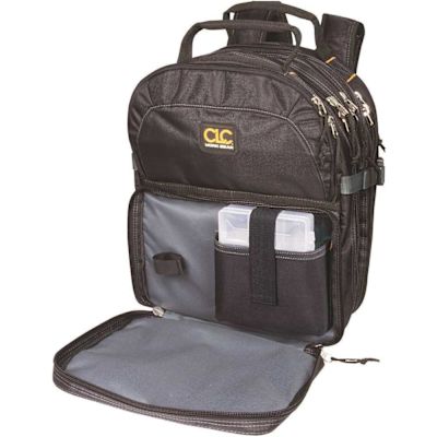 Custom LeatherCraft 13 in. W Heavy-Duty Tool Backpack in Black