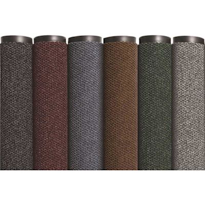 SUPERIOR MANUFACTURING GROUP Polynib 3 ft. x 5 ft. Charcoal Commercial Floor Mat