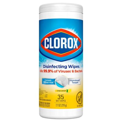Clorox 35-Count Crisp Lemon Disinfecting Wipes