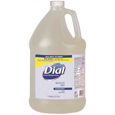 DIAL Dial Sensitive Skin Antimicrobial Liquid Hand Soap - 4/1 Gallon Refill