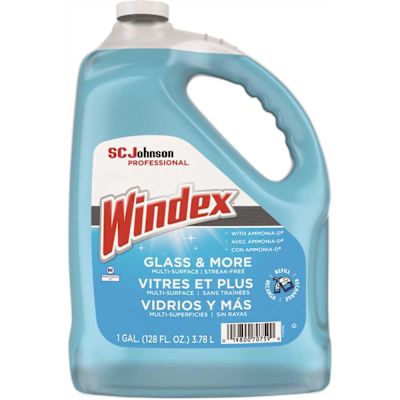 Windex 128 oz Glass Cleaner with Ammonia-D