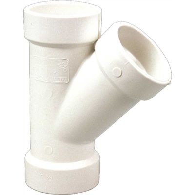 NIBCO 6 in. x 6 in. x 4 in. PVC DWV All Hub Wye Fitting