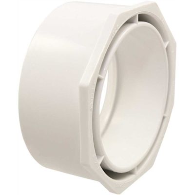 NIBCO 2 in. x 1-1/2 in. PVC DWV Flush Bushing