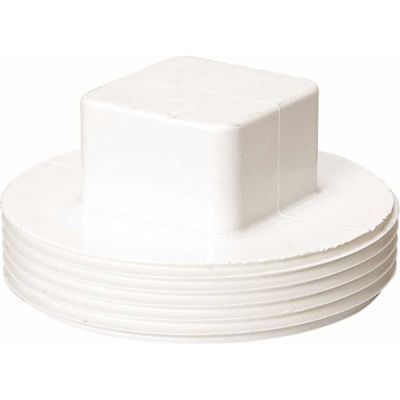 NIBCO 1-1/2 in. PVC DWV MIPT Cleanout Plug