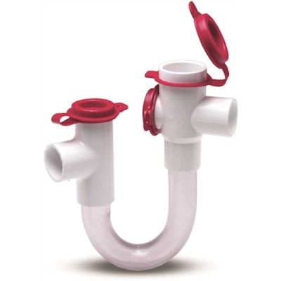 RectorSeal EZ Trap Standard Condensate Trap With 1 in. Drop, Clear, 1.5 GPM, 3/4 in.