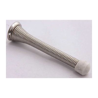 TAYMOR INDUSTRIES INC HEAVY DUTY SPRING DOORSTOP CHROME 3 3/4 INCH