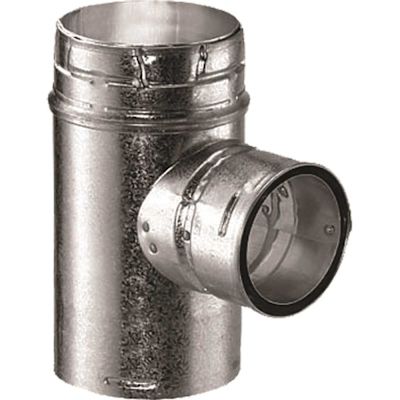 DuraVent 6 in. Dia Type B Gas Vent Standard Tee