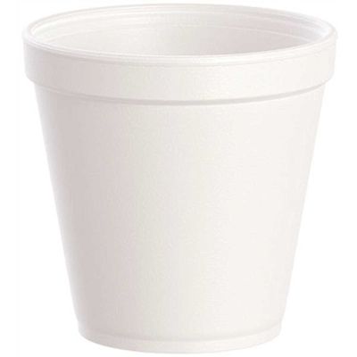 DART J Cup 16 oz. Squat Insulated Foam Food Container, White (500 per Case)