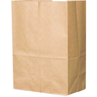 Duro 12 in. x 7 in. x 17 in. 1/6-BBL 76# Brown Supertuf Kraft Paper Grocery Bag (400 per Bale)