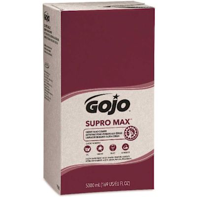 GoJo SUPRO MAX Hand Cleaner, Cherry Fragrance, 5000 mL Heavy Duty Hand Cleaner Refill for PRO TDX Dispenser (Pack of 2)