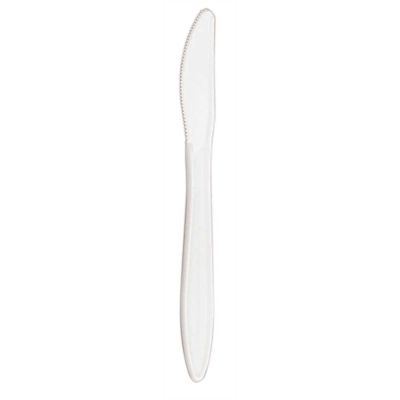 Prime Source Medium-Weight White Bulk Knife (1000/Case)