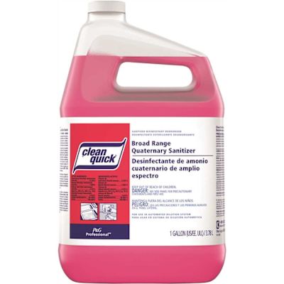 Clean Quick 1 Gal. Broad Range Quaternary Sanitizer Closed Loop