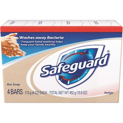 Safeguard Beige Bar Soap (4-Pack) Case of 12