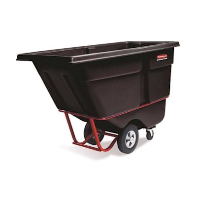 Rubbermaid Commercial Products 1/2 cu. yd. Rotational Molded Standard Duty Tilt Truck