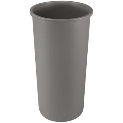 Rubbermaid Commercial Products 22 Gal. Gray Round Trash Container
