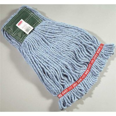 Rubbermaid Commercial Products 5 in. Medium Shrinkless Web Foot Wet Mop in Blue