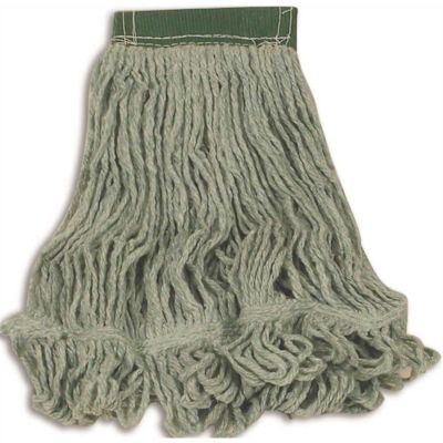 Rubbermaid Commercial Products 5 in. Super Stitch Blend Medium Wet Mop Headband in Green