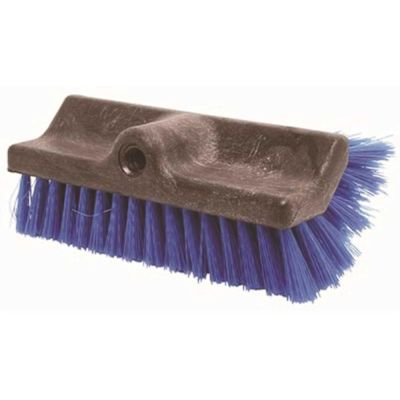 Carlisle 10 in. Blue Polypropylene Dual Surface Scrub Brush