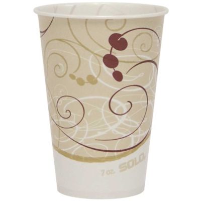 SOLO 7 oz. Symphony Solo Waxed Paper Cold Drink Cups (2,000 per Case)