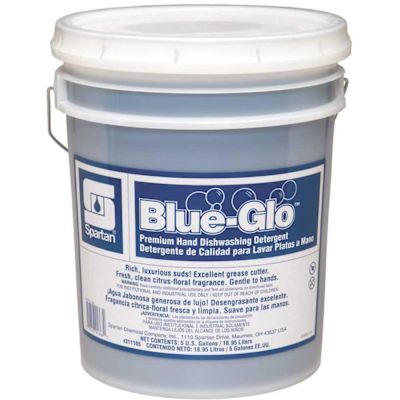 Spartan Chemical Blue-Glo 5 Gallon Fresh Scent Manual Dish Detergent