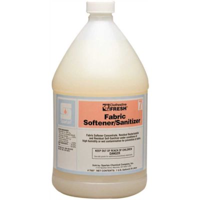 Spartan Chemical Co. Clothesline Fresh 1 Gallon Fabric Softener/Sanitizer (4 per Pack)