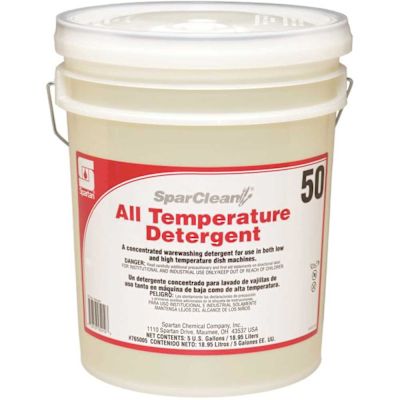 Spartan Chemical SparClean 5 Gallon All Temperature Detergent