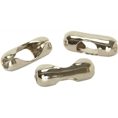 Ball Chain Mfg #6 "B" COUPLINGS, NICKEL PLATED BRASS