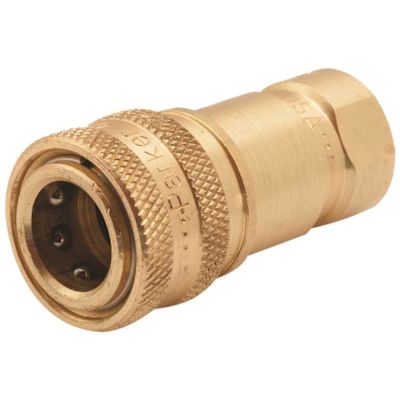 TENNANT COMPANY FITTING BRASS 1/4F QD FEMALE SER60