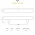 6" Stainless Drawer Pull 3-3/4" Holes, Satin Nickel, Package Of 25
