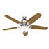 Hunter Channing 54 In. Lrd Indoor Easy Install Brushed Nickel Ceiling Fan