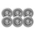 6 In. Chrome Drip Bowl For Ge, Package Of 6