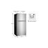 SeasonsÂ® 18 Cu. Ft. Top-Freezer Refrigerator, Energy StarÂ®, Stainless Steel Finish