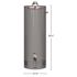 Rheem Professional Classic 40 Gal. Short 6-Year 38k BTU Atmospheric Natural Gas Tank Water Heater