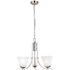 Design House Torino 3-Light Satin Nickel Chandelier
