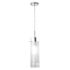 Globe Electric Sydney 1-Light Polished Chrome Clear Glass Hanging Pendant