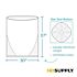 Renown High Density Can Liner, 25 Gal., 13 Mic, Natural  30" X37", Case Of 500