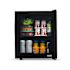 Newair 17 In. 60-Can Freestanding Countertop Glass Door Beverage Fridge (Black)