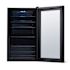 Newair 19 In. 126-Can Capacity Beverage Cooler W/ Adjustable Shelves (Modern Black)