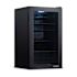 Newair 19 In. 126-Can Capacity Beverage Cooler W/ Adjustable Shelves (Modern Black)